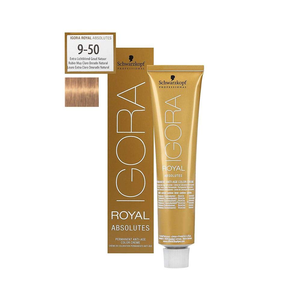 Schwarzkopf Igora Royal Permanent Hair Color Absolutes 2oz/60ml (9-50)