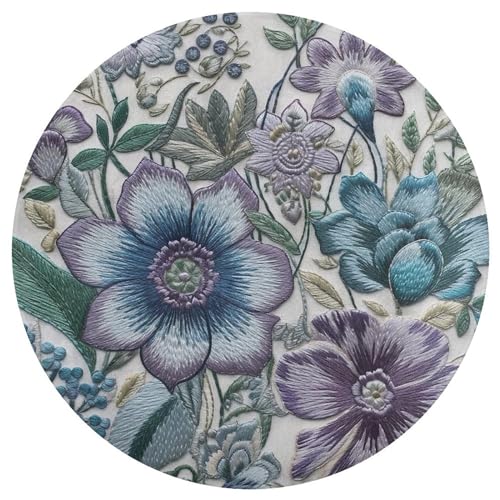 Alfombra pequeña de flores para decorar tu dormitorio o sala de estar 5