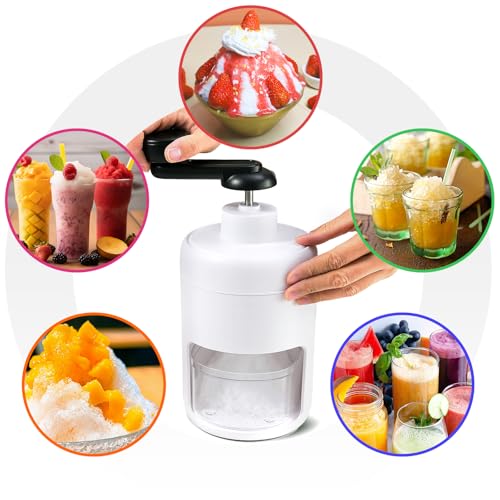 Manual Snow Cone Machine Maker for Shaved Ice, Snowcones, Slushes - image 2