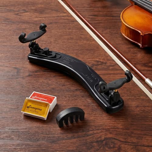 Image of NANYI Violin Shoulder Rest for 4 /4 & 3 /4 Size Adjustable, rosin & mute -Set