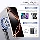 Tragbare magnetische Hals Halterung für Handys Action Kamera, Quick Release Hals Telefon Halter mit 3 abnehmbaren Arm für iPhone 16 15 14 Serie Android, POV/Vlog Selfie Mount Halskette Halter