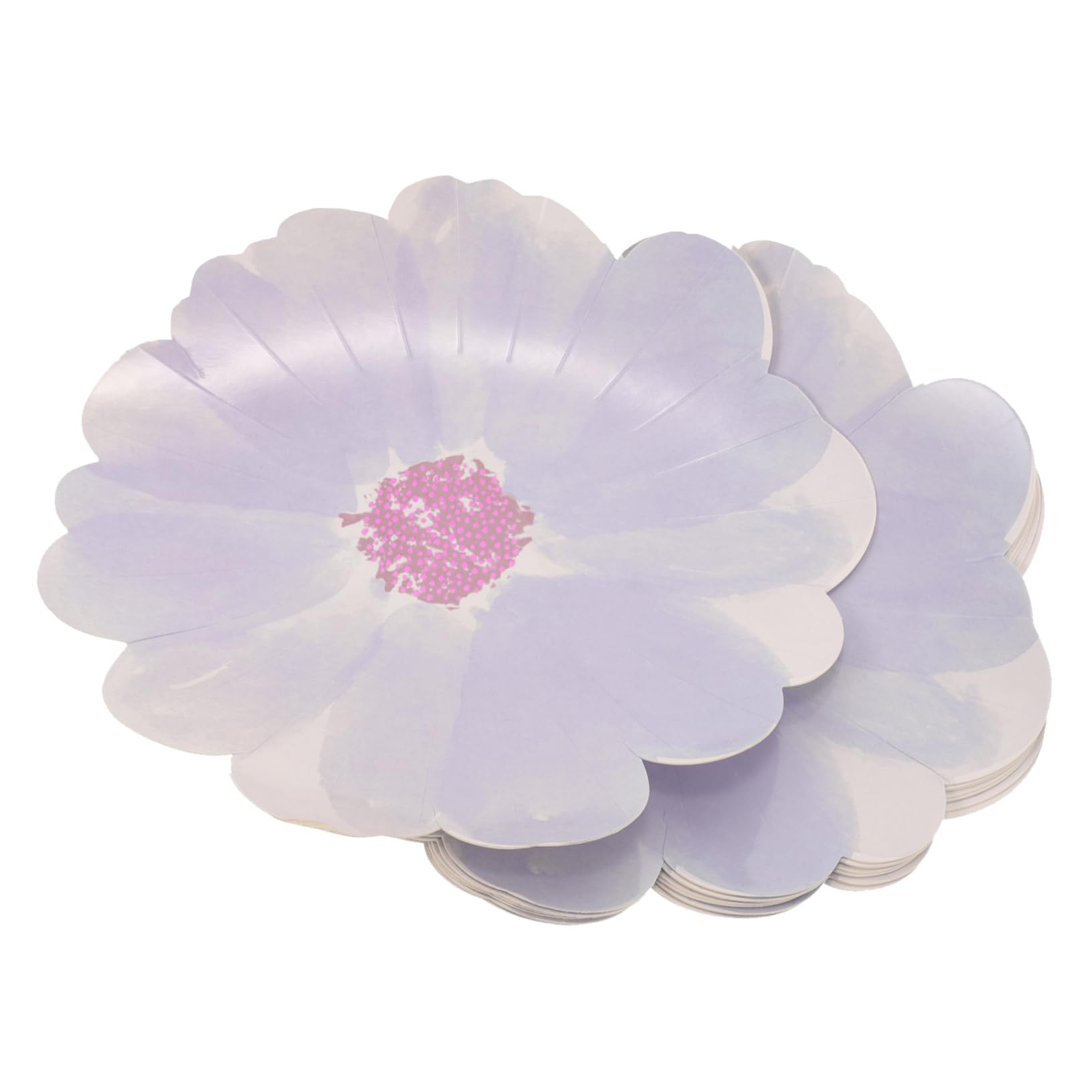 SHERCHPRY 8pcs Decorative Paper Plates Floral Design for Parties Festivals and Camping Sturdy Food Display Trays for Desserts Snacks and Fruit