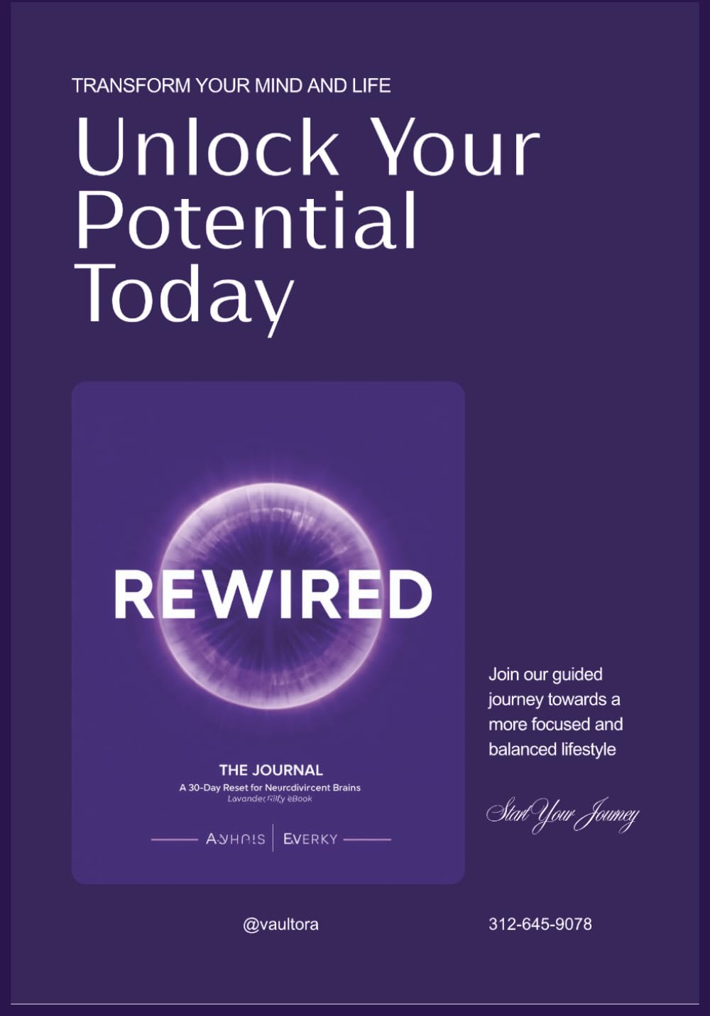 The Rewired Journal: A 30-Day Reset for ADHD & Neurodivergent Brains