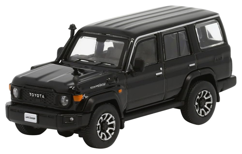 Amazon | MODEL 1 1/64 Toyota Land Cruiser 70 Attitude Black Mica