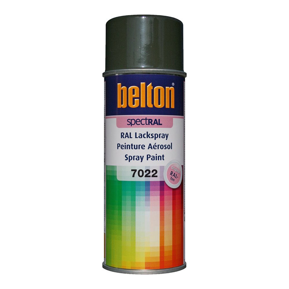 Kwasny 324 143 Belton Spectral Lot de 2 peintures en spray de 400 ml Couleur : RAL 7022 (gris brun brillant)