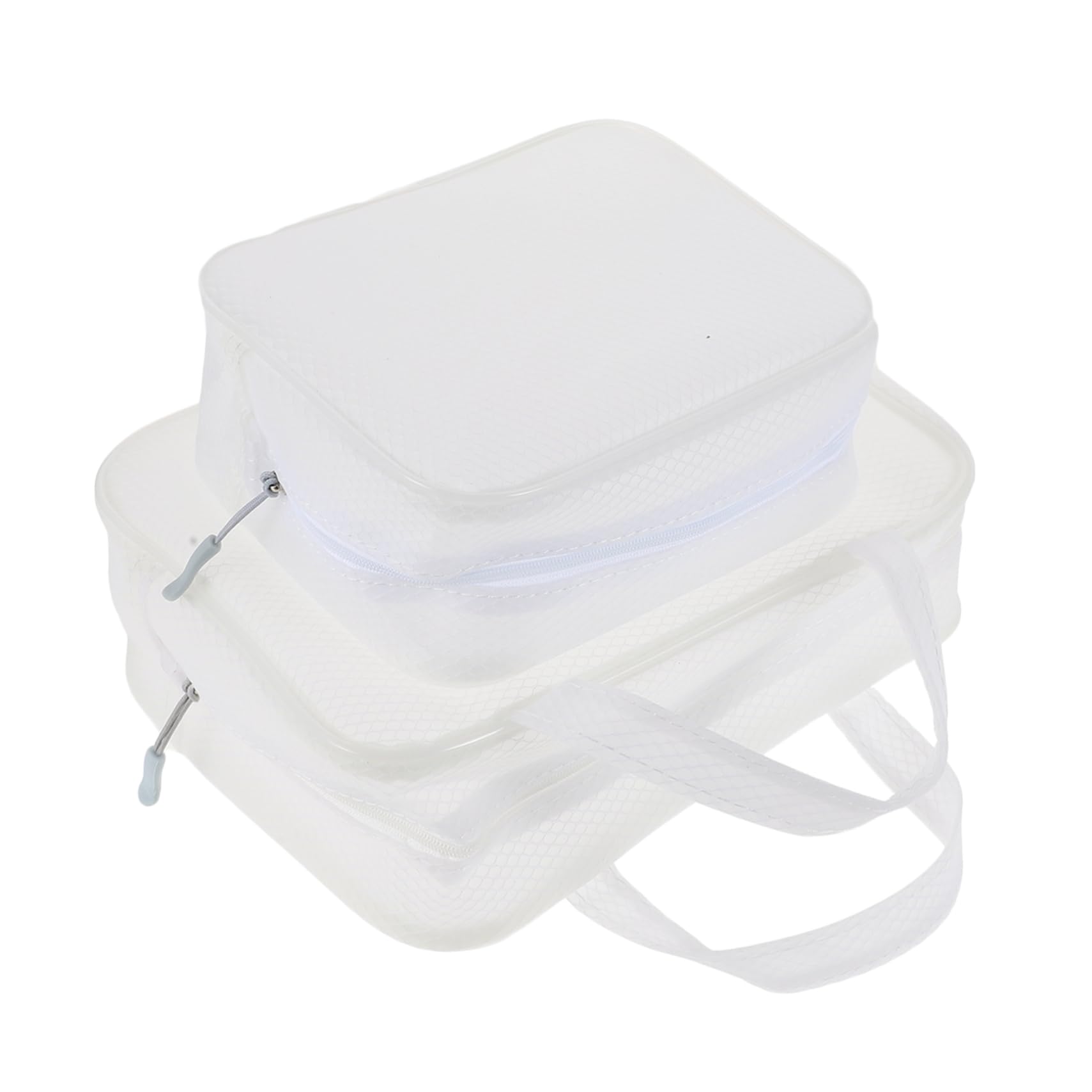 FRCOLOR 2pcs Storage Toiletry Bag Large Travel Makeup Bag Clear Tote Cosmetic Bag Cosmetic Pouch Makeup Case Dry Wet Depart Travel Bag Toiletries Bag Portable Eva Bag Suitcase