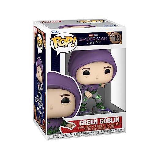 Funko Pop! Marvel: Spiderman No Way Home 2021 - Green Goblin - Figura de Vinilo Coleccionable - Idea de Regalo- Mercancia Oficial - Juguetes para Niños y Adultos - Movies Fans