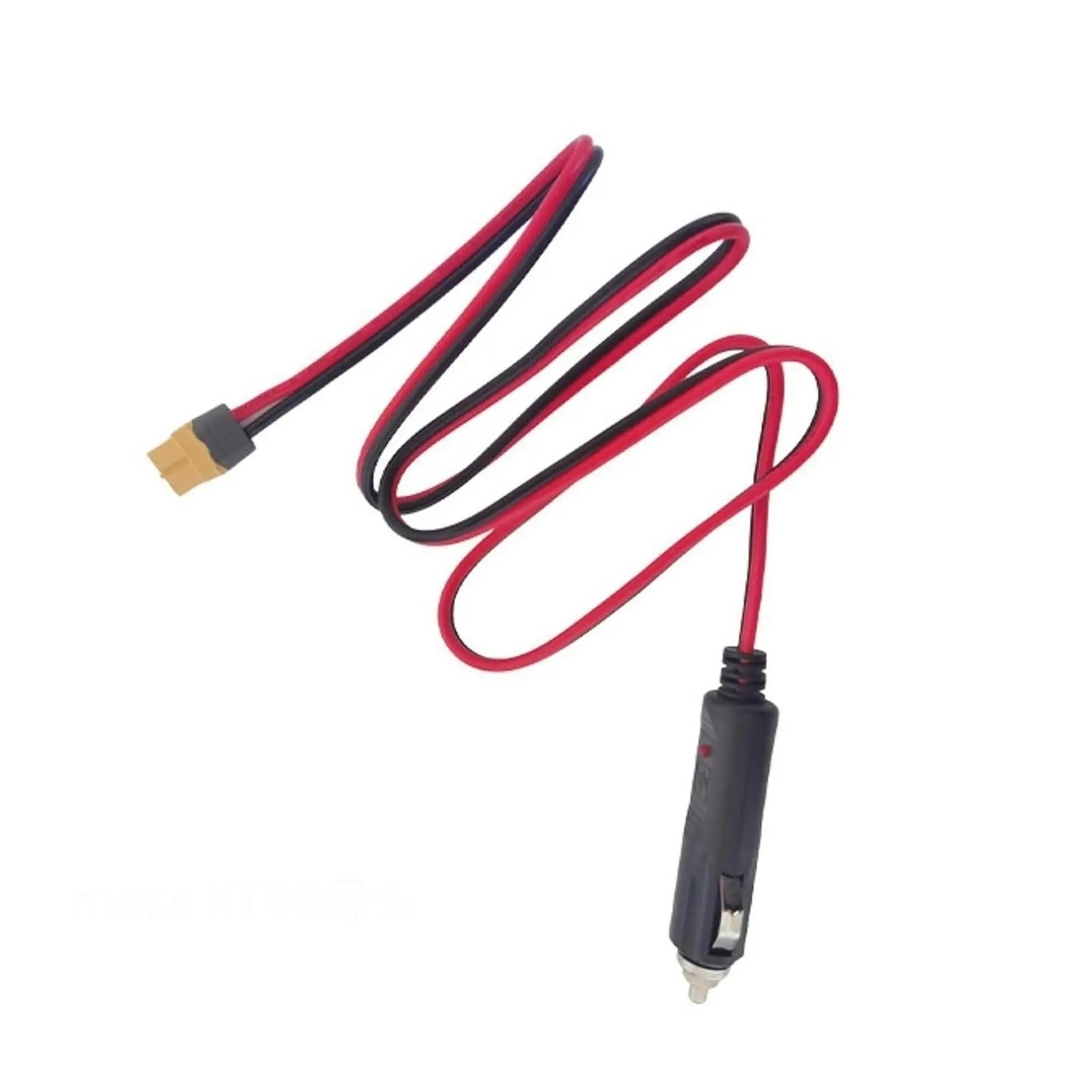 XT60 - Cable adaptador hembra a encendedor de coche, cable de alimentación de 12 V-24 V para generador solar, estación de energía, batería portátil