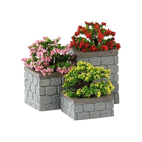 Lemax 84380 Caddington Village Accessory: Flower Bed Boxes (Set of 3) Cover