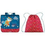 L'Ecole des Tann's Cartable Souple - Maternelle et Multi-activits 29 cm Bleu/Rouge