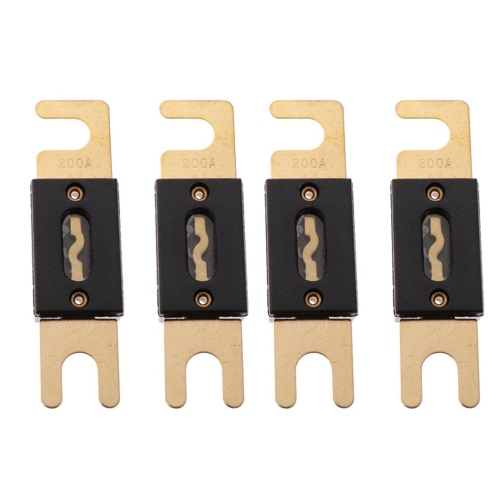 Enakshi® 4pcs 12 Volts Universal 200AMP ANL Gold Plated Flat Blade Fuses for Car Automotive Vehicle|Parts & Accessories | Car Electronics | Installation Products | Fuses & Fuse Holders-image-42