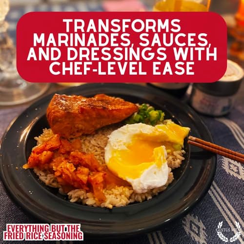 Everything But The Fried Rice Seasoning | All Natural | Non GMO | Hand Crafted | Small Batch | GLP-1 Friendly | Gourmet Spice Mix | Made In USA | No MSG | Artisanal Rub | Ultra Luxury Seasoning | Magnetic Tin | No Artificial Colors or Flavors | Gustus Vitae | #234