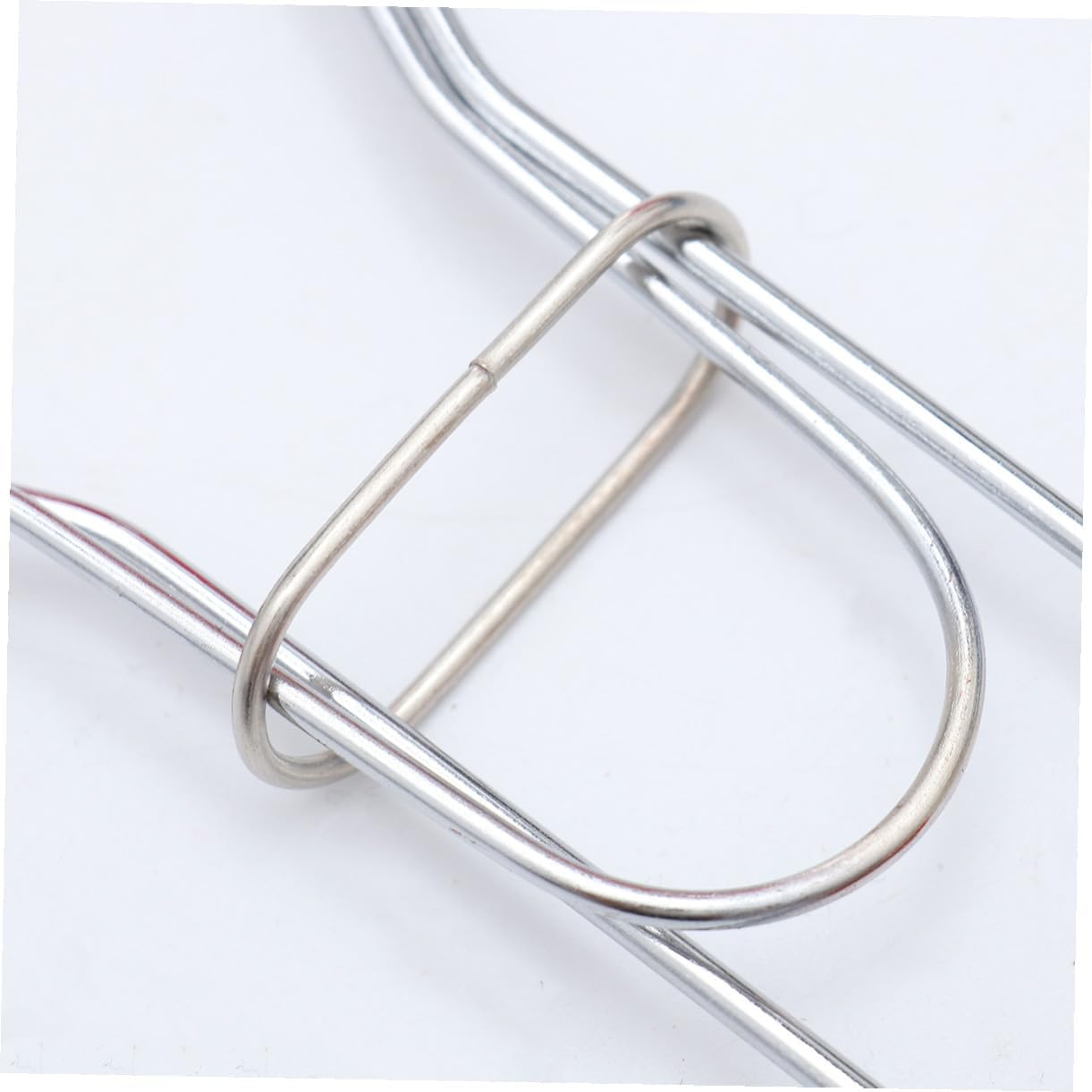 jojofuny 2 Pcs Fish Grill Basket with Wooden Handle Non-stick Barbecue Net Clips for Outdoor Camping Picnic Bbq Grill Tool