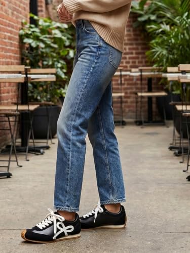 Image of Coutgo Womens Slip On Fashion Sneakers Lace Up Sneaker Walking Shoes