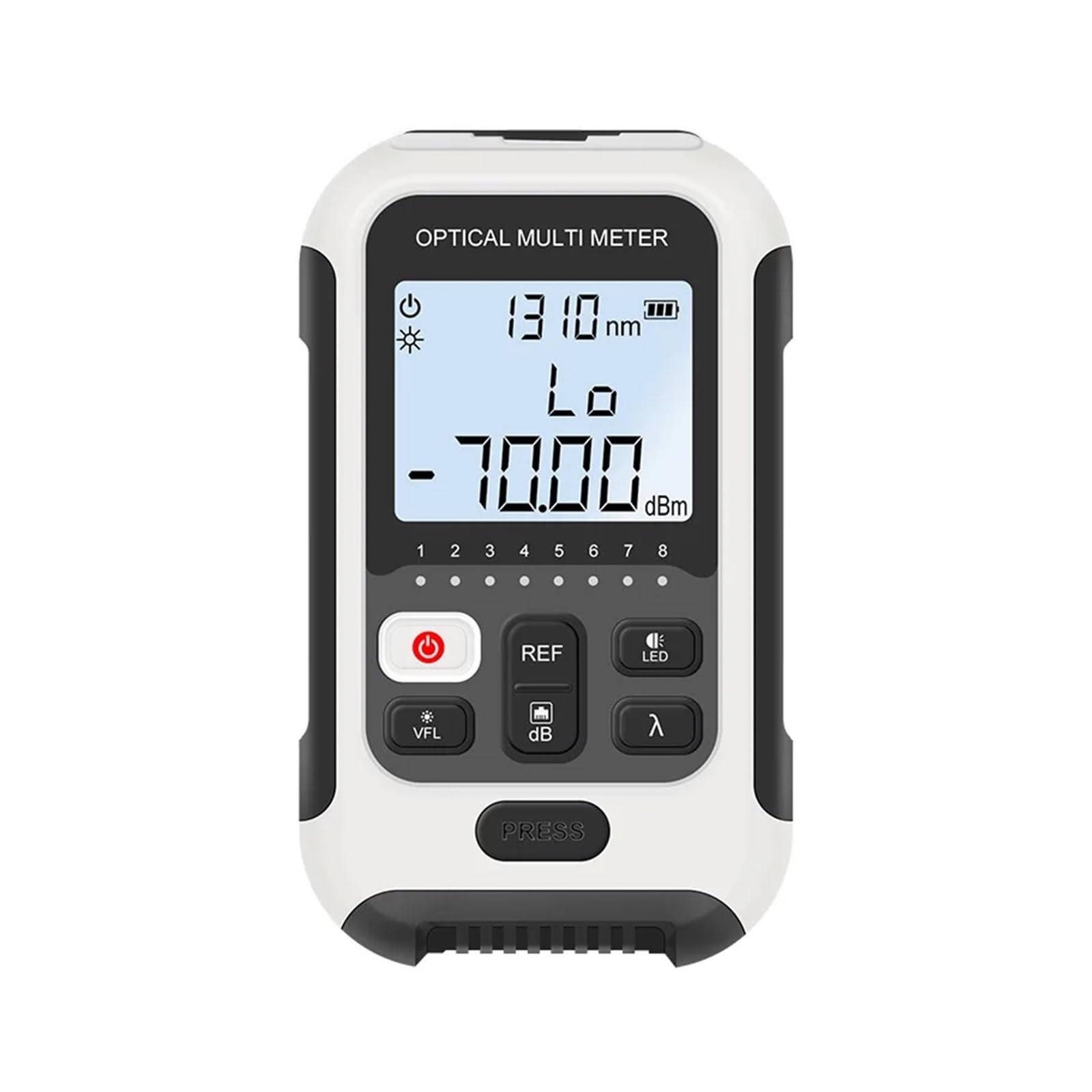 Optischer Leistungsmesser, Rotlicht, integrierte Maschine, multifunktionaler faser-Ausfalllichtdämpfungstester, Detektor, Lichtstift(-50-LED-USB)
