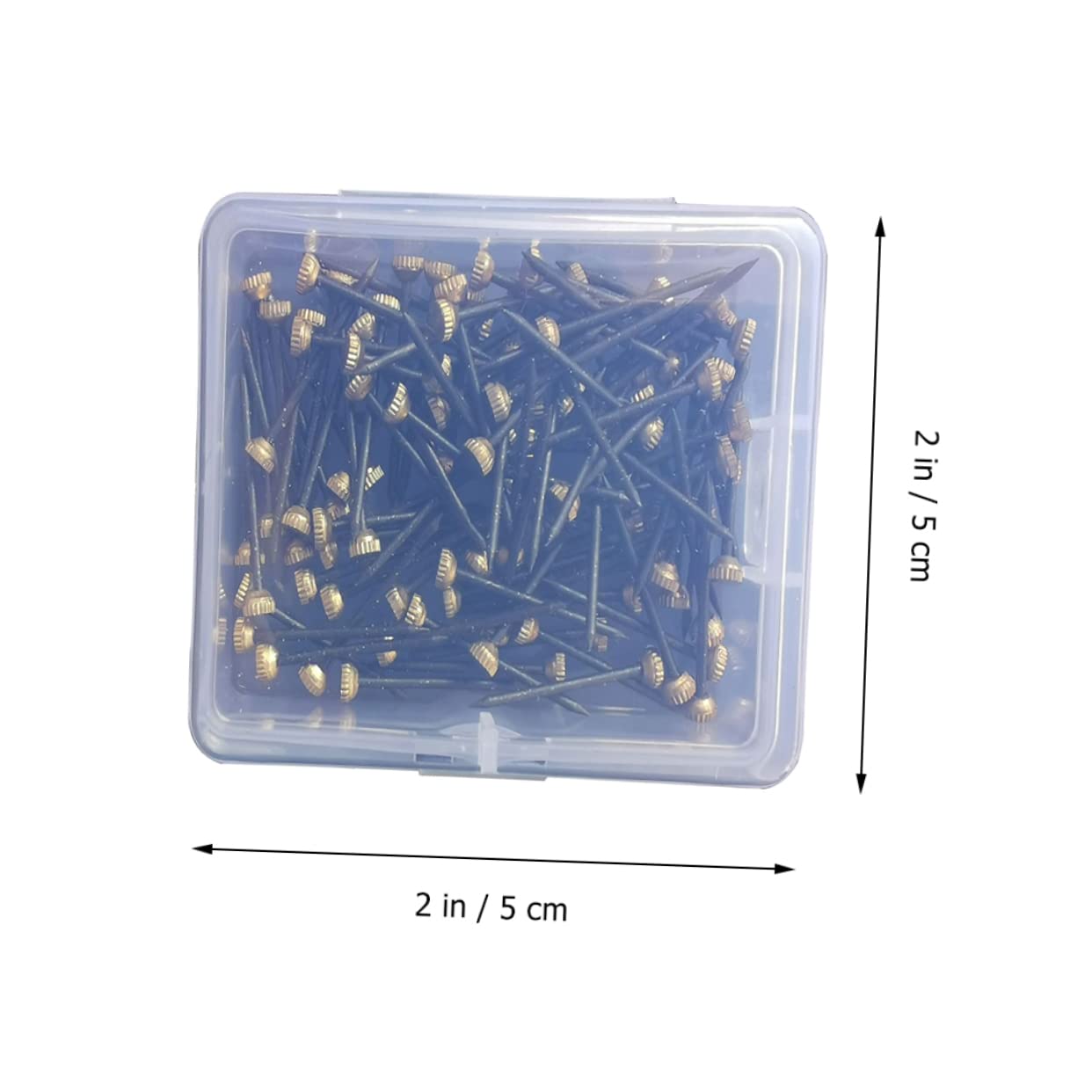 UKCOCO 450piezas Clavos Colgar Cuadros Para Fotos Clavos Rápidos Caja De Almacenamiento Perfectos Para Manualidades y Decoración De Hogar o Oficina