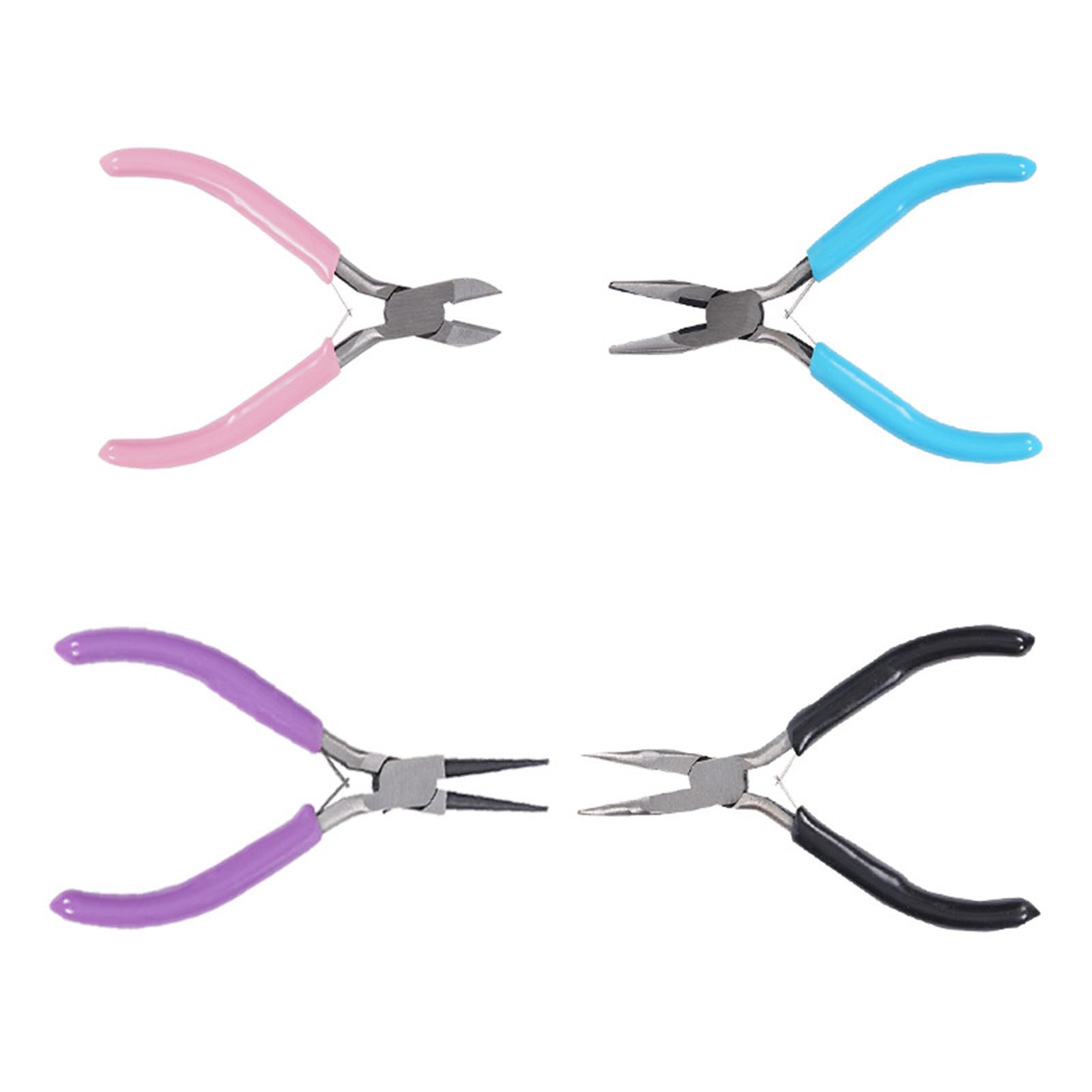 Pwshymi Pince à Bijoux, Mini Pince à Bec Aiguille Multi Fonctionnelle Professionnelle Bricolage