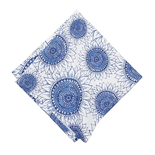 C&F Home Servilleta Blue Harvest Sunflower Azul miniatura 1
