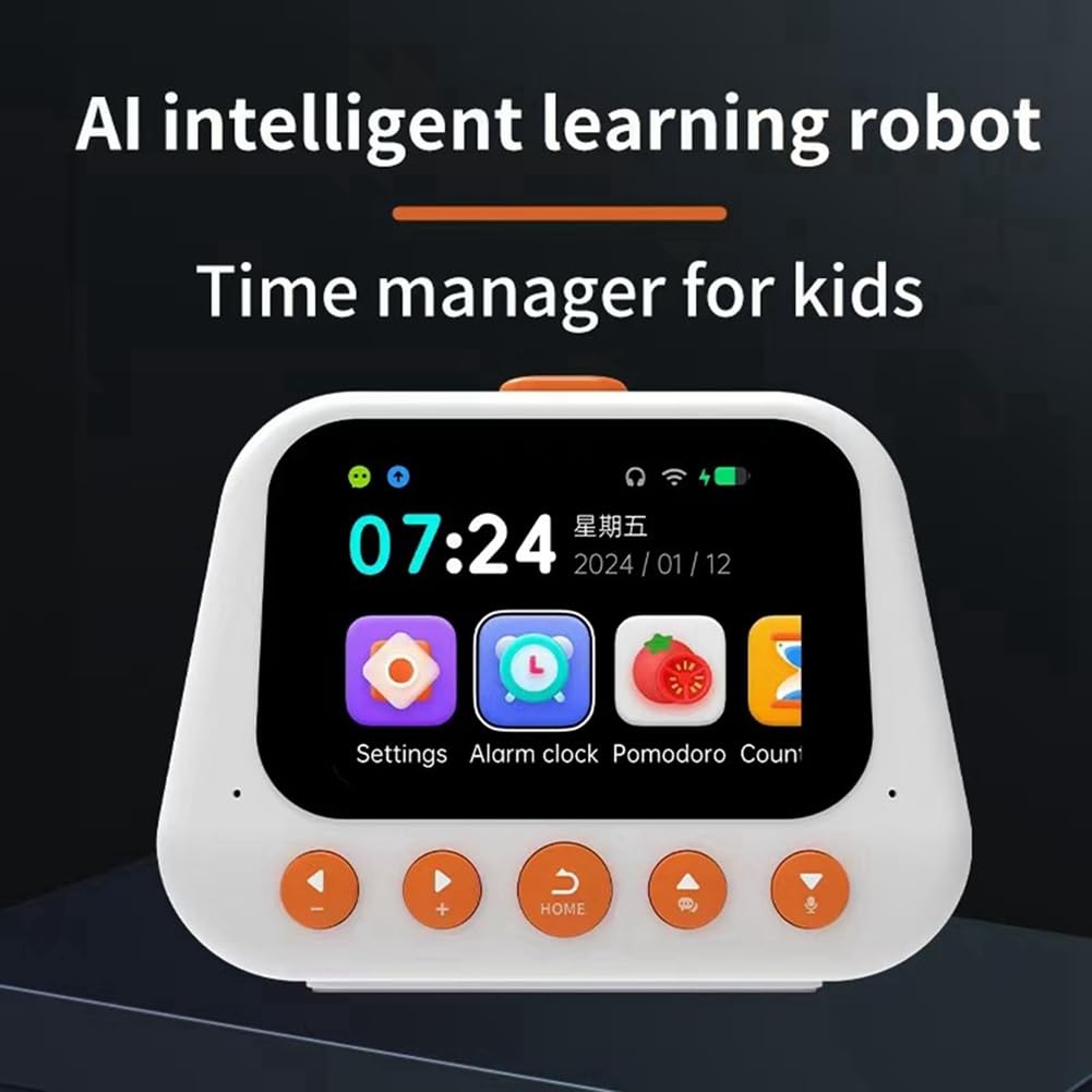 Reloj despertador inteligente con IA para niños, multifuncional, máquina de diálogo de voz, gestión del tiempo, reloj autodisciplinado B