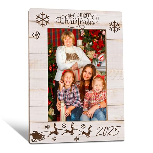 Christmas Picture Frames, Christmas Gifts for Women, Snowflake Me...
