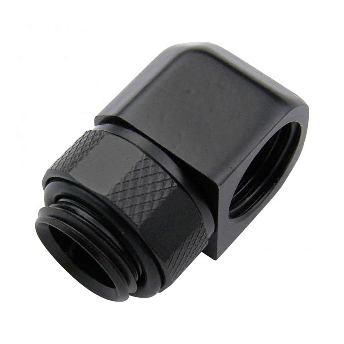 KoolanceNZL-LXG1-BK Fitting Single,Black Swiveling Elbow, G 1/4 BSPP