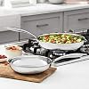 Amazon Basics Stainless Steel Frying Pan Set, Induction Compatible Skillet, Oven Safe, Heat Distributes Evenly, 8-Inch & 10-Inch, 2-Piece #5