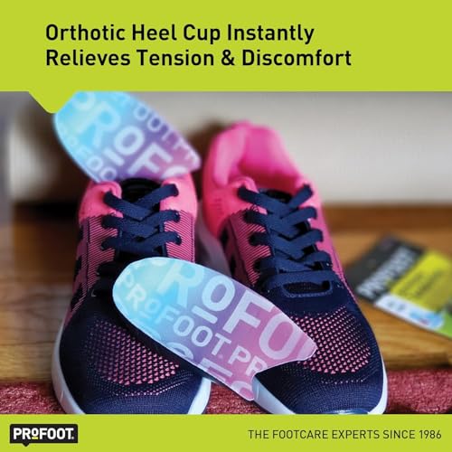 PROFOOT Achilles Tendonitis Orthotic Heel Cup for Men (Sizes 8-13) - Pain Relief Shoe Inserts for Heel Support & Alignment - 1 Pair4