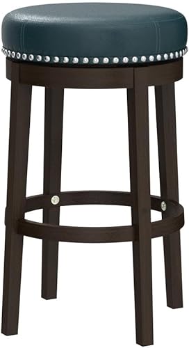 Miniatura 5 de Lexicon Kenmare Taburete giratorio de altura para pub (juego de 2), 29" SH, verde