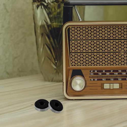 Kisangel 10 Almohadillas Aislantes para Pies de Altavoz, Antivibración para Amplificadores y DVD, Abs y Eva Duraderos, Plata, 10 Piezas, Accesorios para Audio HiFi en Electrónica - imagen 4