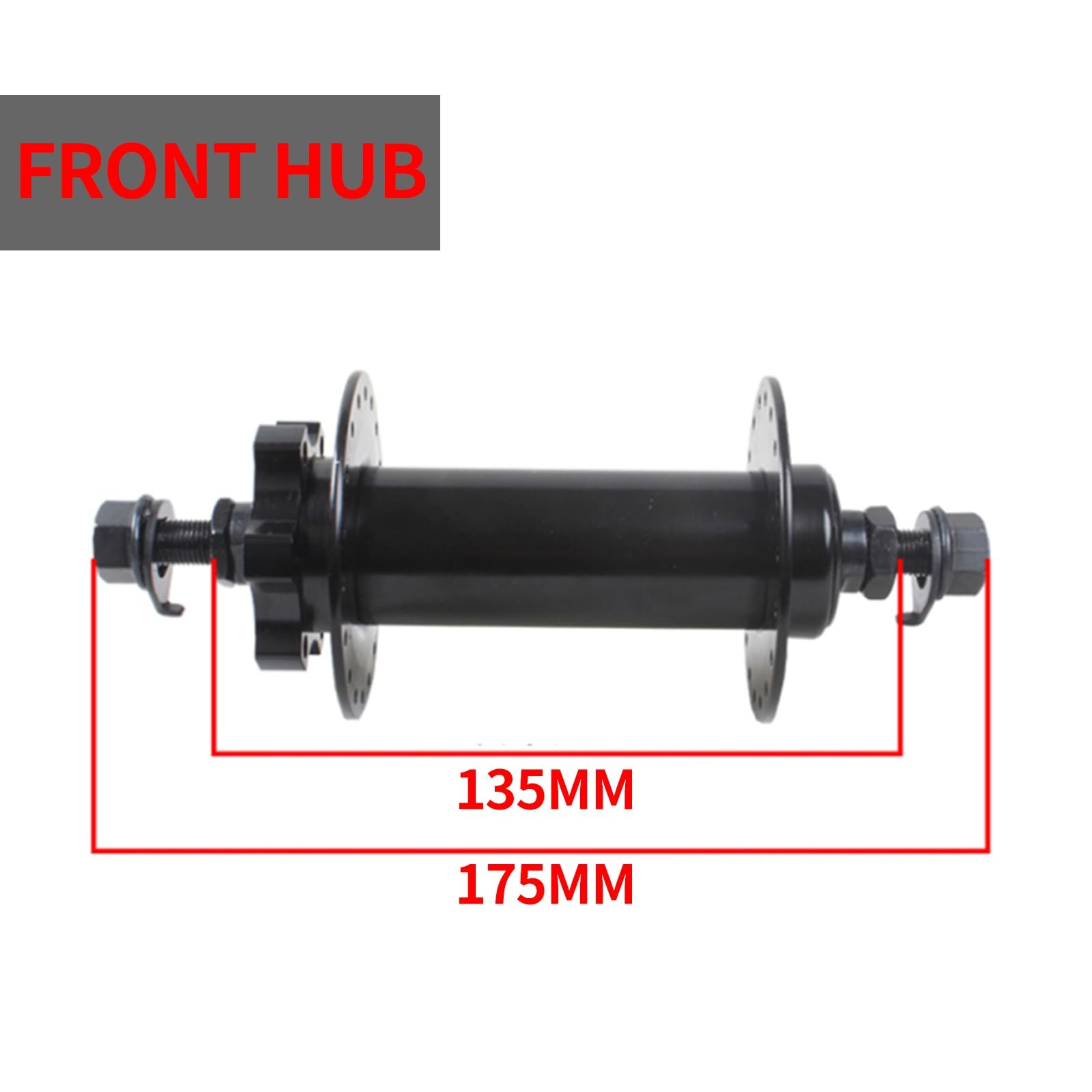 20" 24“ 26 Zoll E-Bikes Vorderrad 4,0" Fat Tire 6 Schrauben Scheibenbremsnabe, Bolt-On, Aluminiumlegierung Fahrradfelge Für Schnee/Strand-Fahrrad 36-Loch A/V