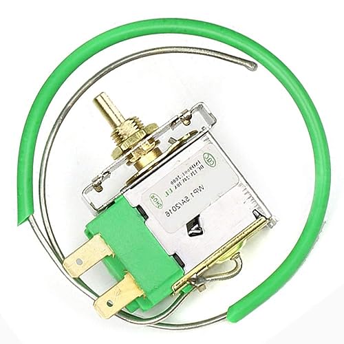 VIGORWORK Universal 12V 24V Thermostatic Rotary Switch with Capillary Tube for Car Auto A/C Air Conditioning Evaporator