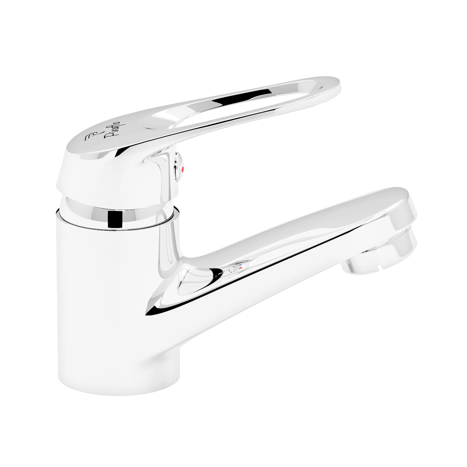 Pixaflo Aquamax Brass Single Lever Basin Mixer with 450 mm Long Braided Hoses (Hot & Cold) (Chrome) (B08ZT3RY5J) Amazon Price History, Amazon Price Tracker