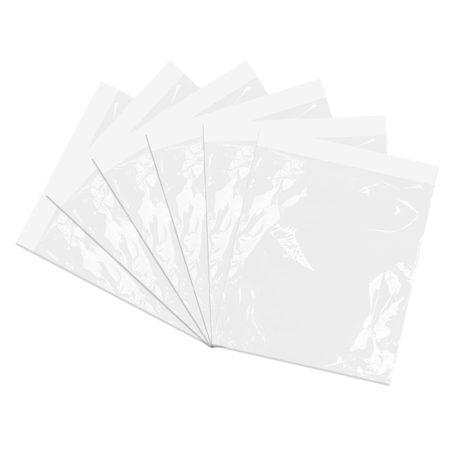 9527 Product 4.5" x 5.5" Clear Adhesive Top Loading Packing List/Shipping Label Envelopes (200 Pack)