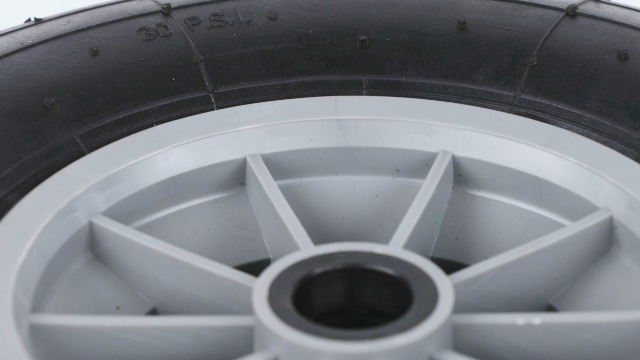 Relaxdays kruiwagenwiel 4.00-6, rubber, kunststof velg, reservewiel, met adapters, massief, tot 100 kg, zwart Relaxdays kruiwagenwiel 4.00-6, rubber, kunststof velg, reservewiel, met adapters, massief, tot 100 kg, zwart