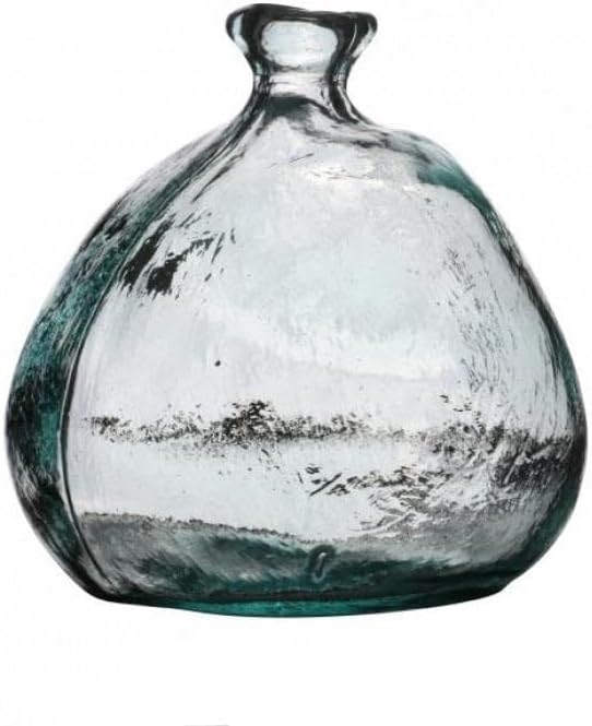 NATURAL LIVING Mila Vase 10 L Recycled Glass Diameter 33 cm x Height 33 cm