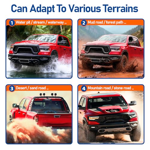 Image of Mud Flaps Splash Guards for 2019-2024 Dodge Ram 1500,OEM Fender Flares