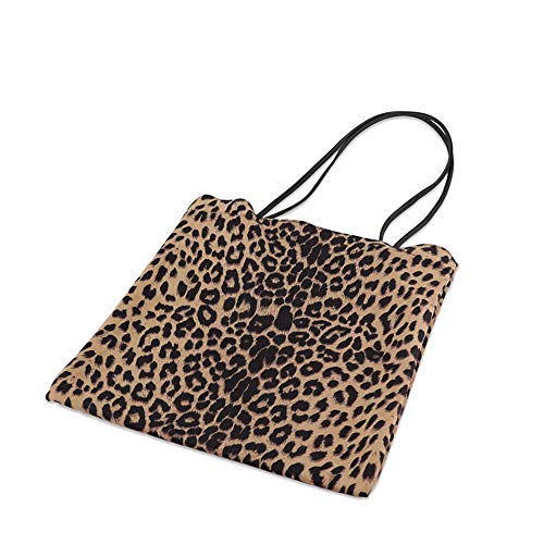 Image of Leopard Shoulder Bag Soft & Lightweight Large Tote Purse Handbag Travel Satchel Gift for Women