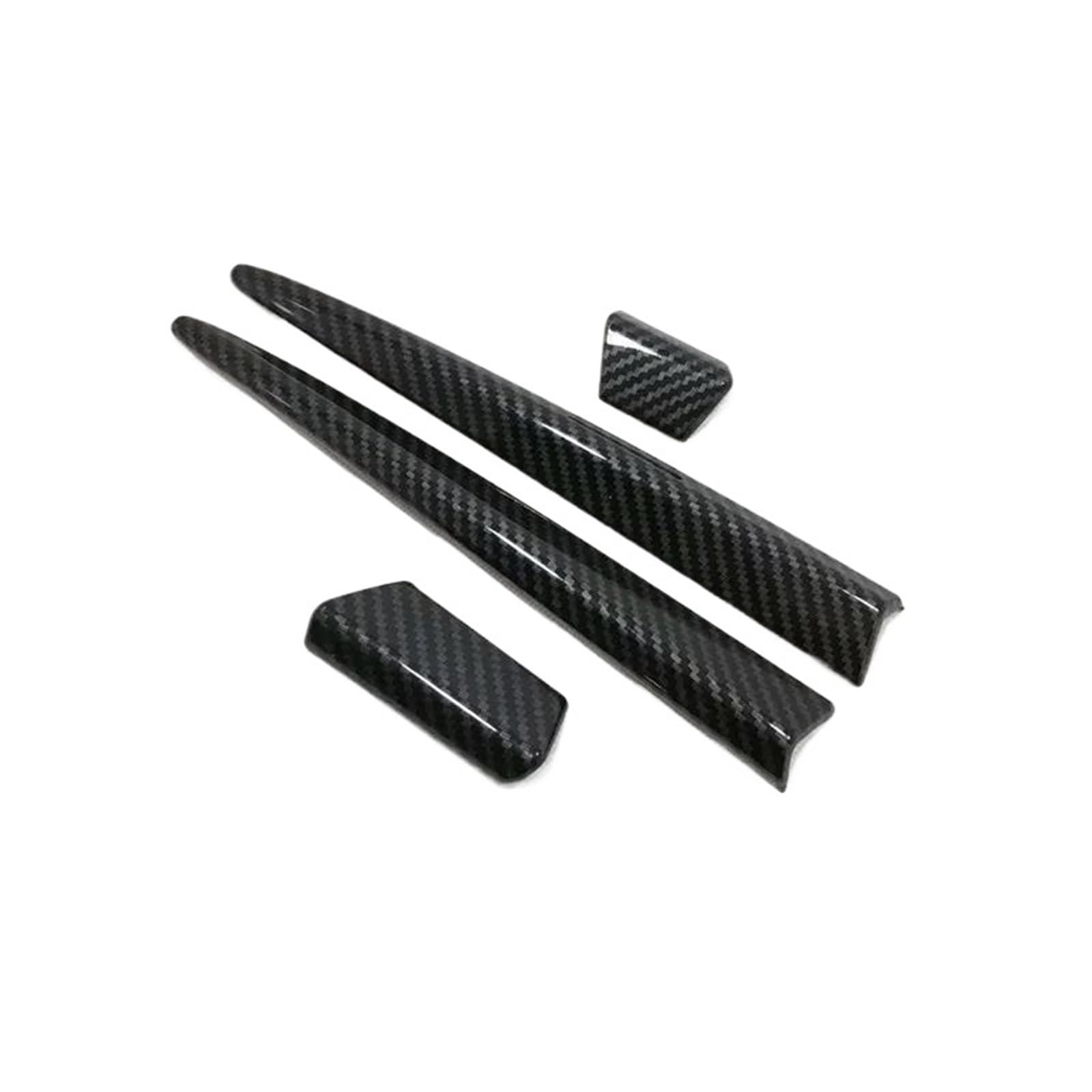 Car Rearview Side Door Mirror Strip Cover Wing Exterior Trim Sticker LHD for Civic 2016-2021(Carbon Look)