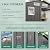 Vigo huseeo 6x3.6FT Outdoor Storage Shed, Galvanized Steel Garden Shed with Lockable Door & Window, Waterproof Metal Tool Storage for Garden, Backyard, Patio, Lawn(Peak Roof)