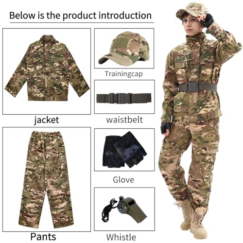 Ropa táctica infantil camuflaje para niños miniatura 2