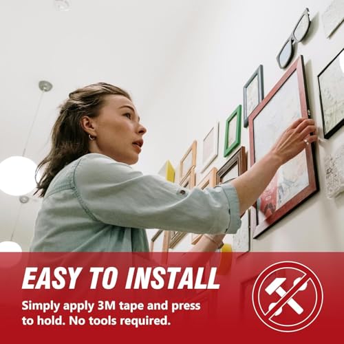 Image of 3M 5925 Double Sided Tape, 1 in x 16.4 ft Heavy Duty Foam Tape, 2 Pack | 0.025 in Black Acrylic Foam, Water-Resistant Bond, for RV, Auto, LED Strips, Metal, Glass, Tile and Wood