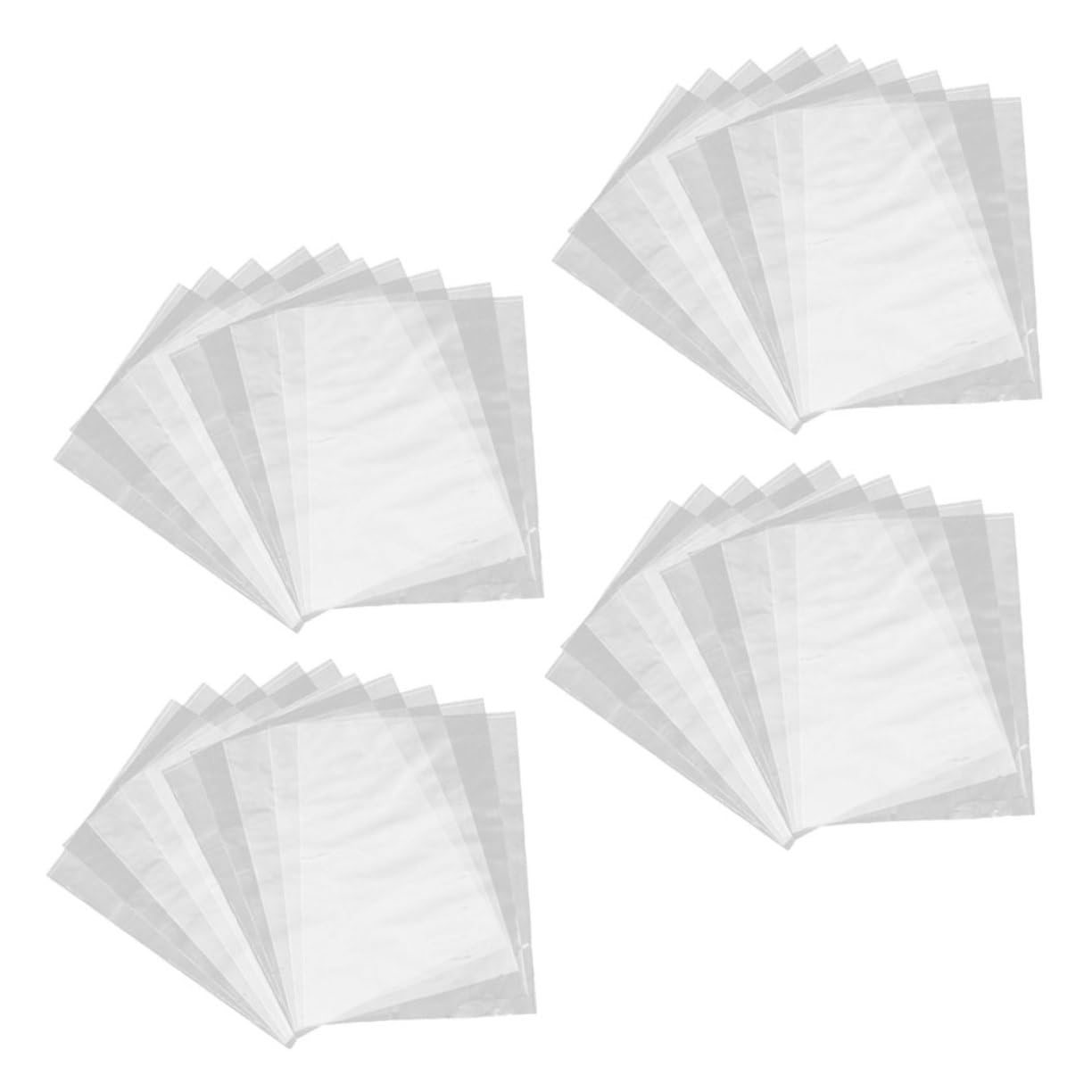 Luxshiny 100pcs Transparent PVC Heat Shrink Film Bags for Packing Bottles for Preserving Freshness and Easy Sealing Hair Dryer