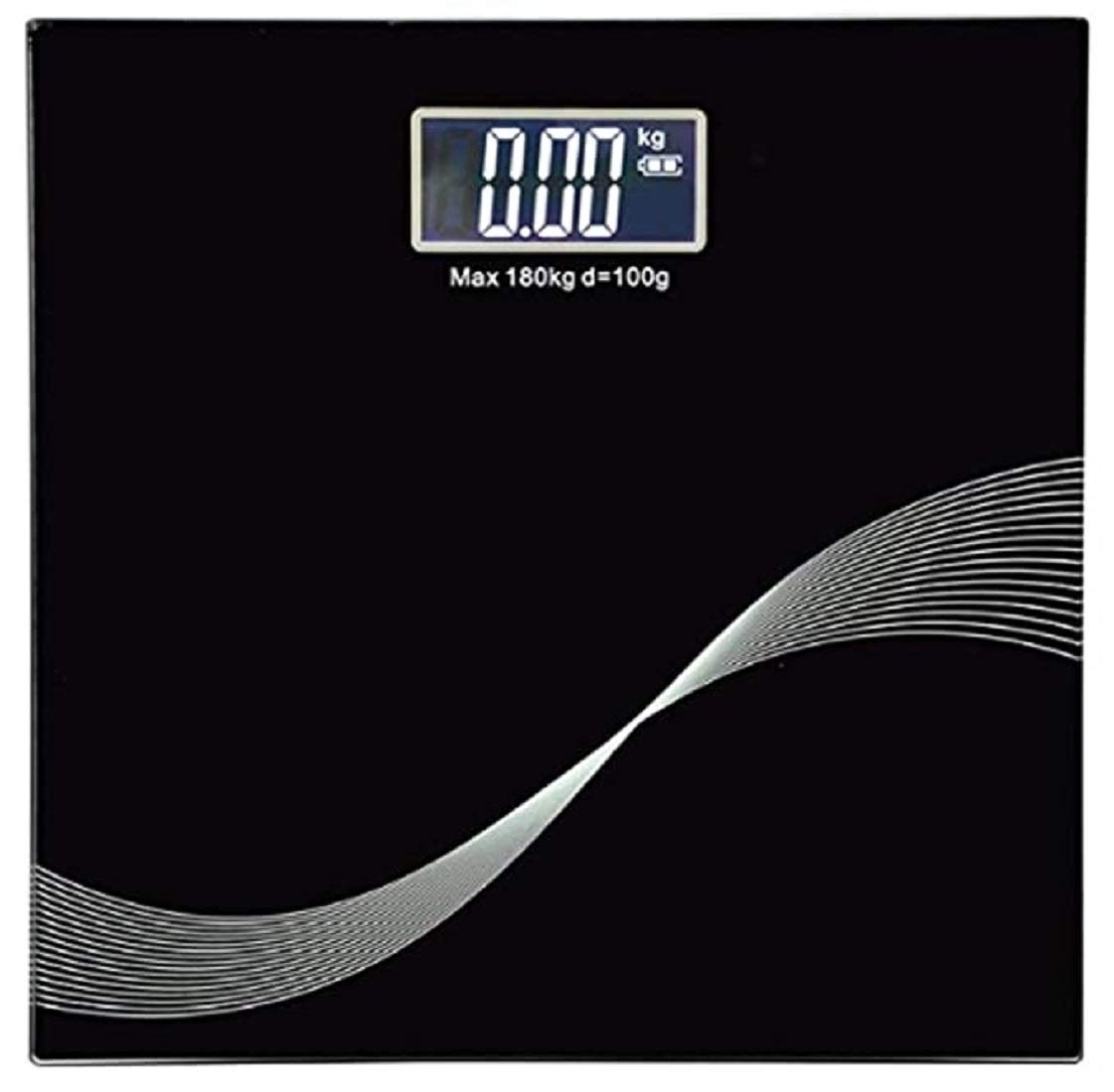 Digital Bathroom Scale with LCD Display, Precision Weight Measurement, Sleek Design, Black-image-41