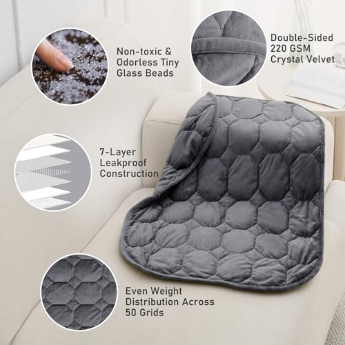 Wemore-Weighted-Lap-Blanket-7lbs-for-Adults-Small-Weighted-Blanket-for-Travel-Calming-Relaxing-Napping-and-Sleeping-All-Season-Weighted-Lap-Pad-Machine-Washable-Dark-Grey-24x29-inches