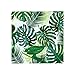 Talking Tables Lot de 20 serviettes en papier sur le thème des feuilles pour fêtes de mariage et fêtes d'anniversaire, motif palmier tropical, 25 cm