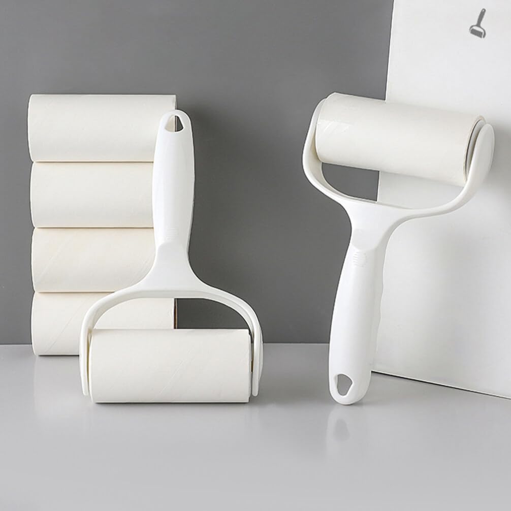 Healvian 1set Adesivo per Rimozione Pelo Animali Domestici Portatile con Ricariche per Tappeti e Abbigliamento Facile da Usare e Pratico per Casa e Viaggi