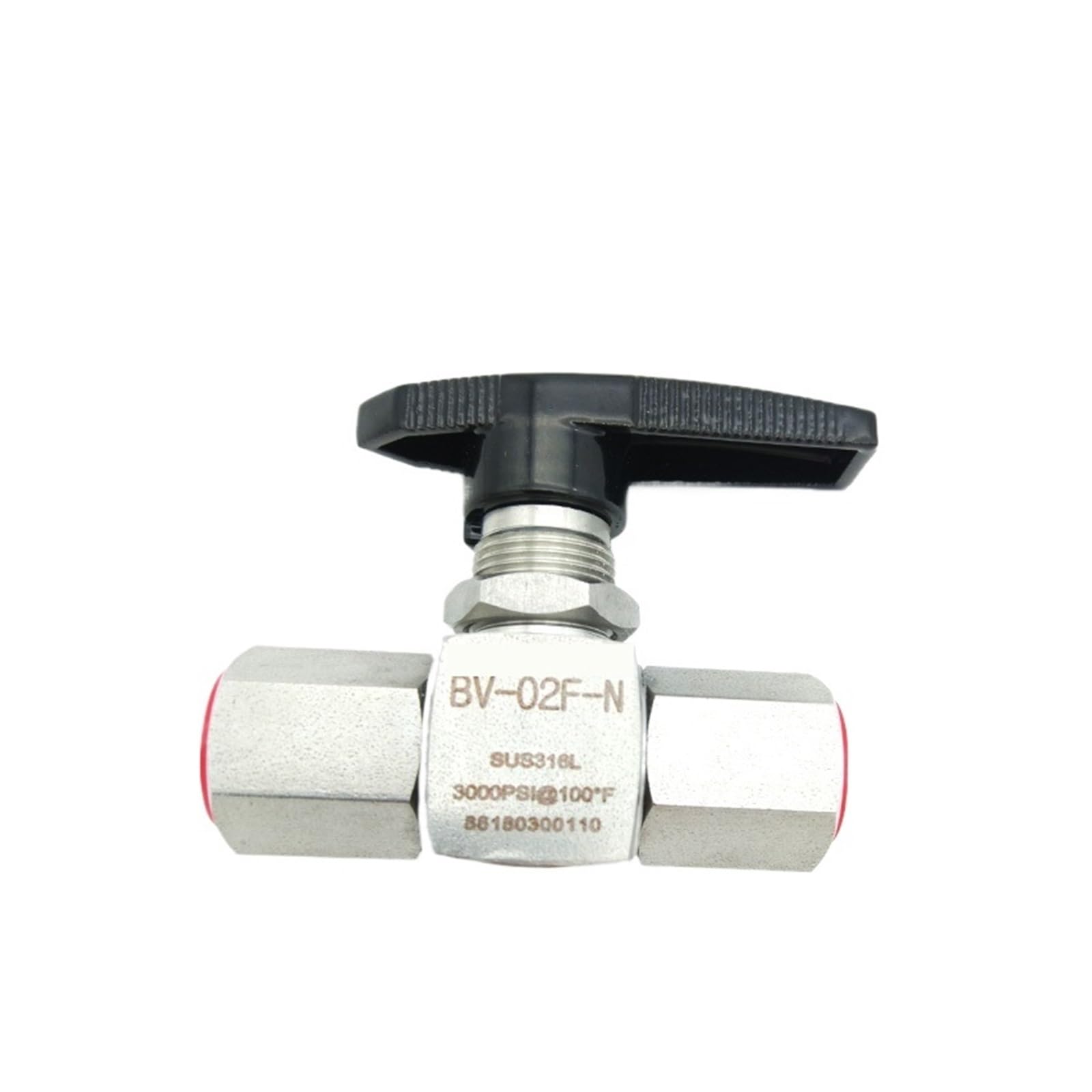 Zawór kulowy ze stali nierdzewnej BV-OD/F 1/8 1/4 3/8 1/2 3/4, rura 3000 psi, przyłącze końcowe 6000 psi/żeńskie(BV-06ODSmallBody3-4)