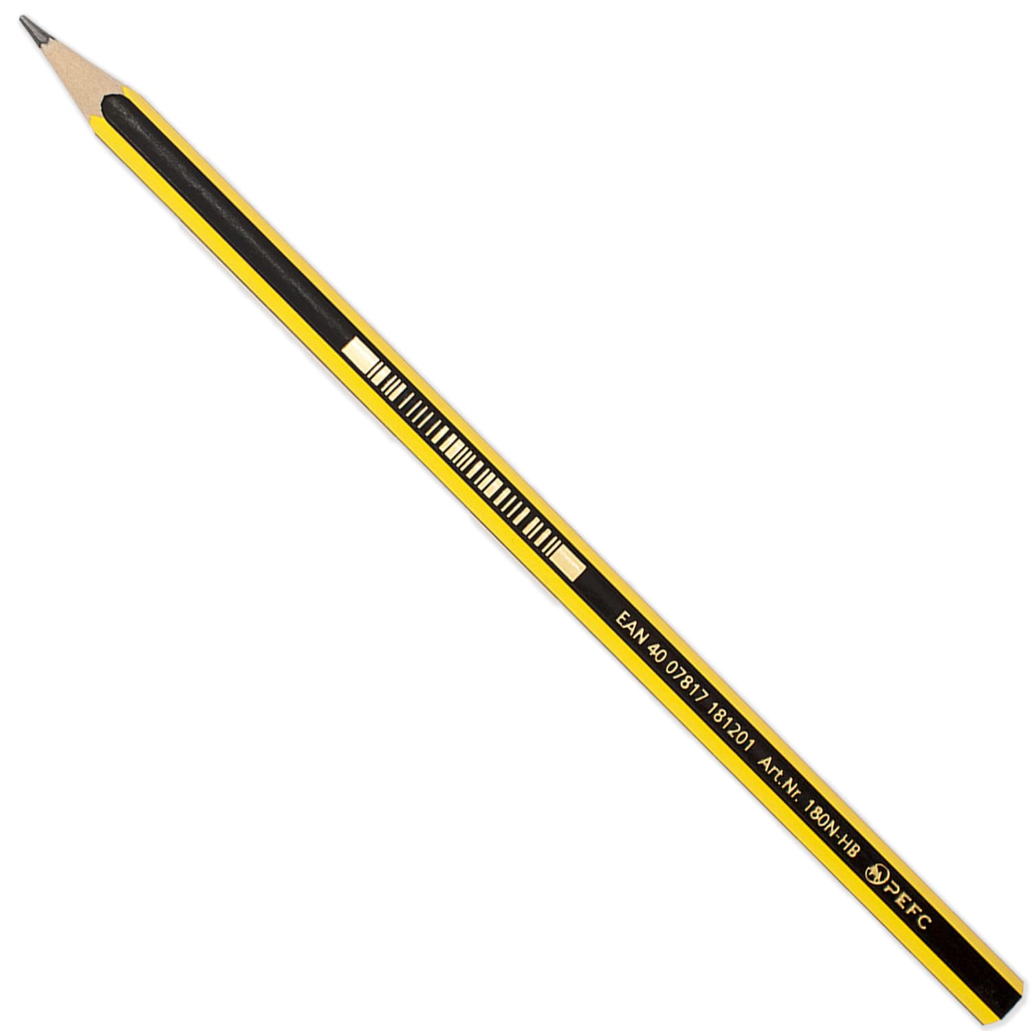STAEDTLER WOPEX Noris - Lápices escolares - Corte 180N-HB - Paquete de 12 - Grado HB