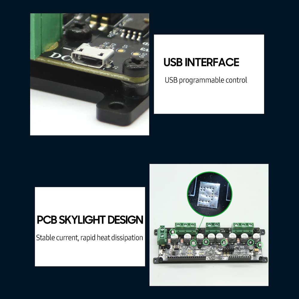 Amazon.co.jp: ERYUE ODrive ブラシレス モーター制御ボード,ODESC3.6