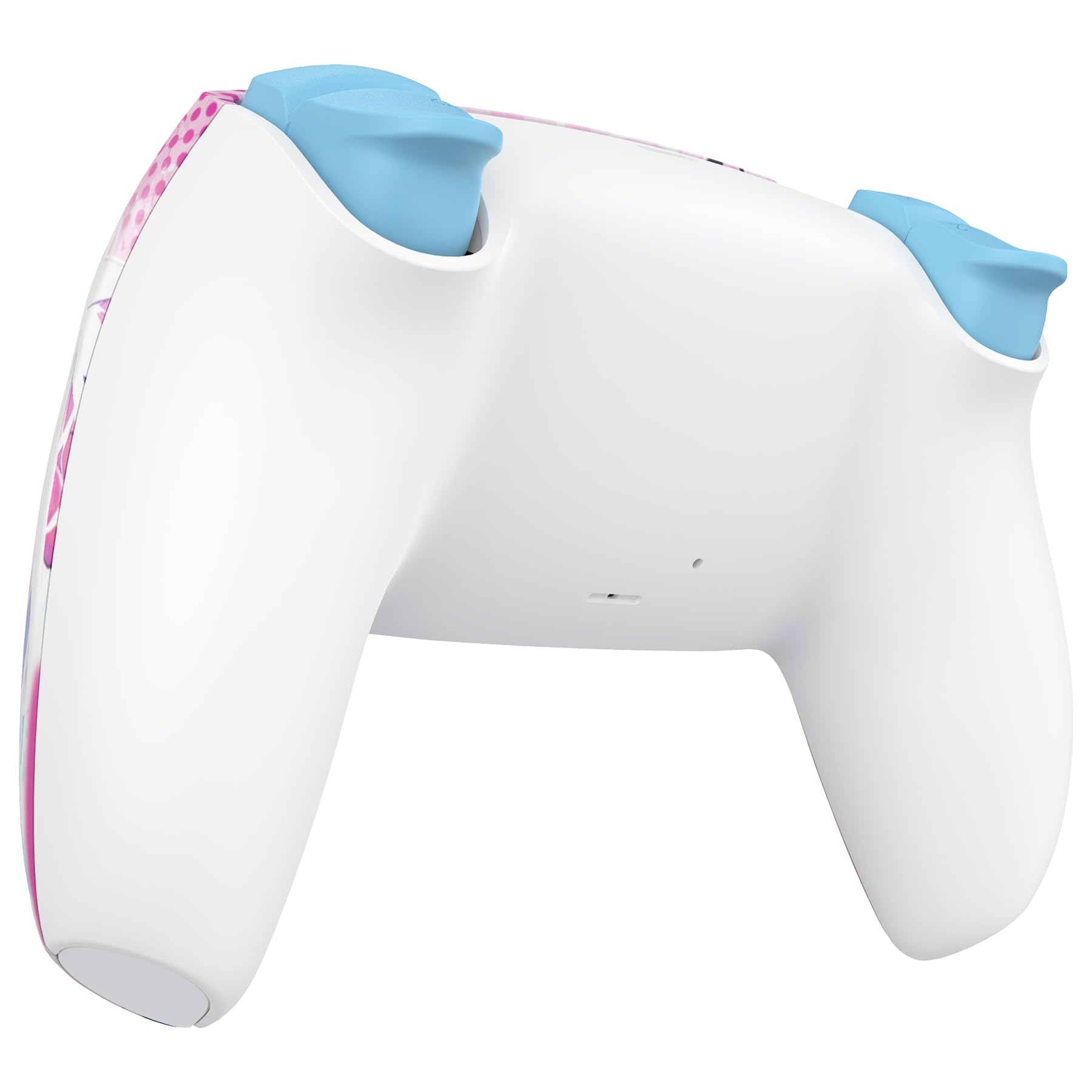 eXtremeRate Luna Cover Tasti Ricambio per ps5 Joystick BDM-030/040/050,Shell Complete Ridisegnate per ps5 Controller,Pulsanti Set Levette Analogiche&Cacciavite-MeWoow